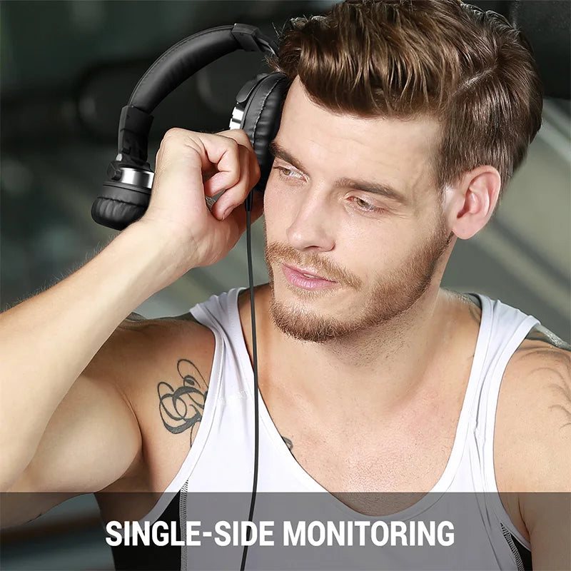 Oneodio Over-Ear HiFi Studio DJ Headphones – Wired Monitor for Gaming, Music & PC