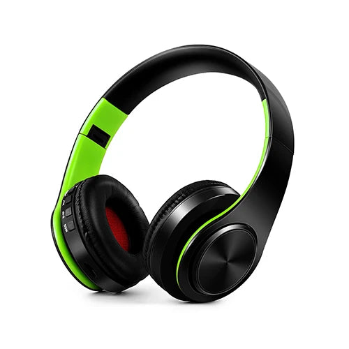 Urban Techy HiFi Bluetooth Headphones – Stereo with FM Radio, SD Card & Mic for Mobile