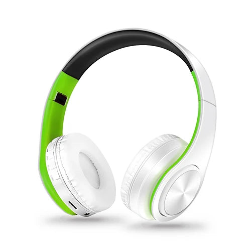 Urban Techy HiFi Bluetooth Headphones – Stereo with FM Radio, SD Card & Mic for Mobile