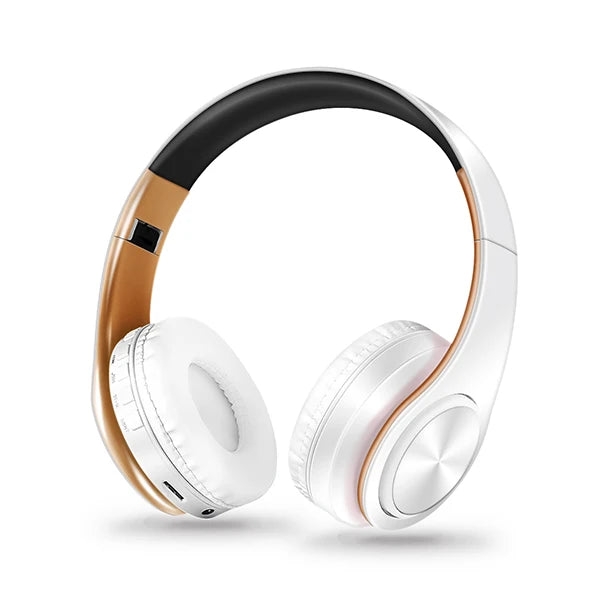 Urban Techy HiFi Bluetooth Headphones – Stereo with FM Radio, SD Card & Mic for Mobile