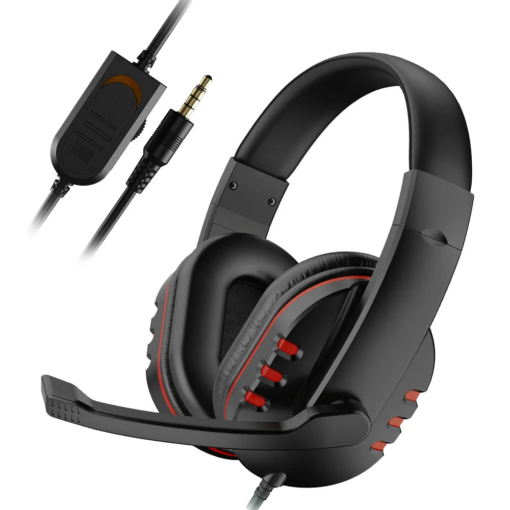 Urban Techy 3.5mm Gaming Headset – Stereo Earphones with Mic for PS4, PC & Chat