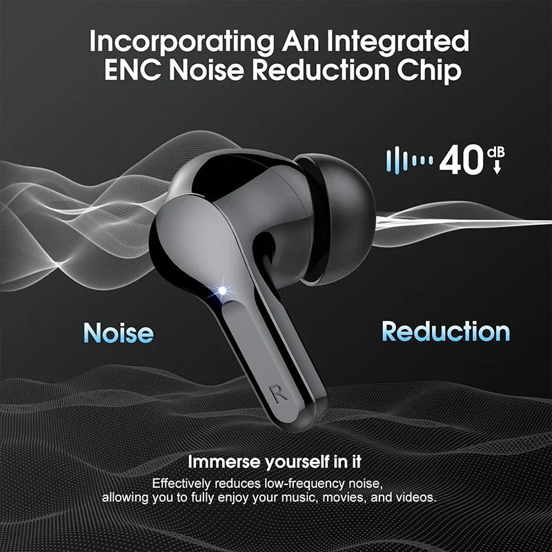 Urban Techy BT5.3 Wireless Earbuds – HiFi ENC Noise Cancelling, 48H Battery, IP7 Waterproof