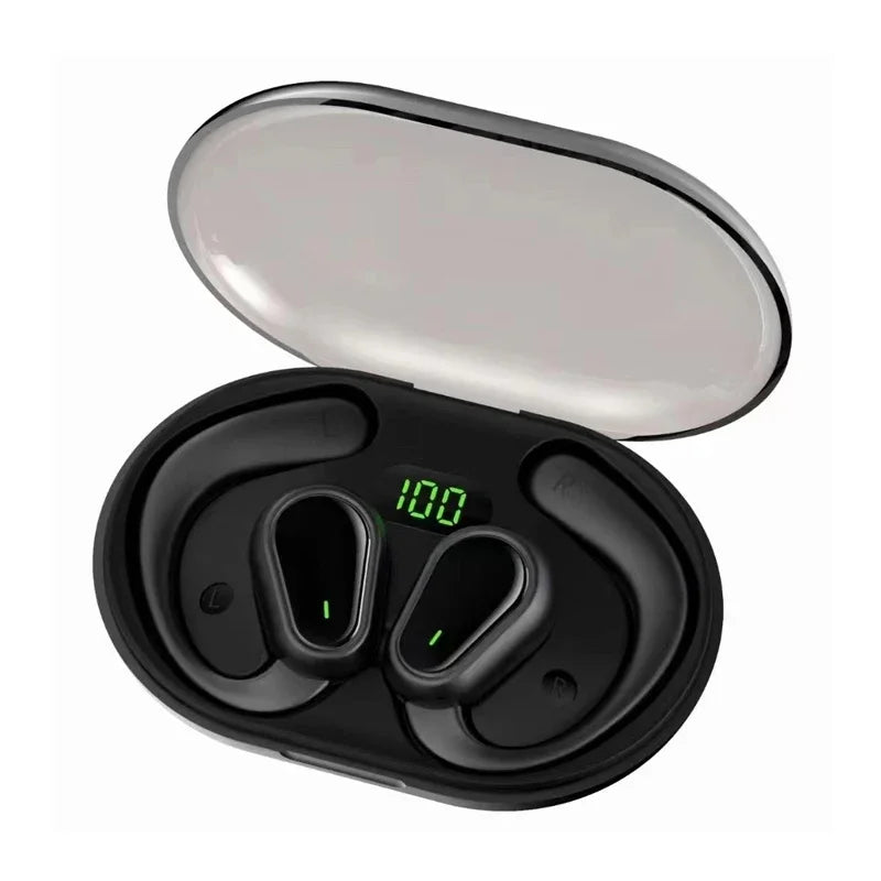 Urban Techy BT5.3 Ear Hook Earbuds – HiFi Waterproof Noise Reduction for Xiaomi & Android