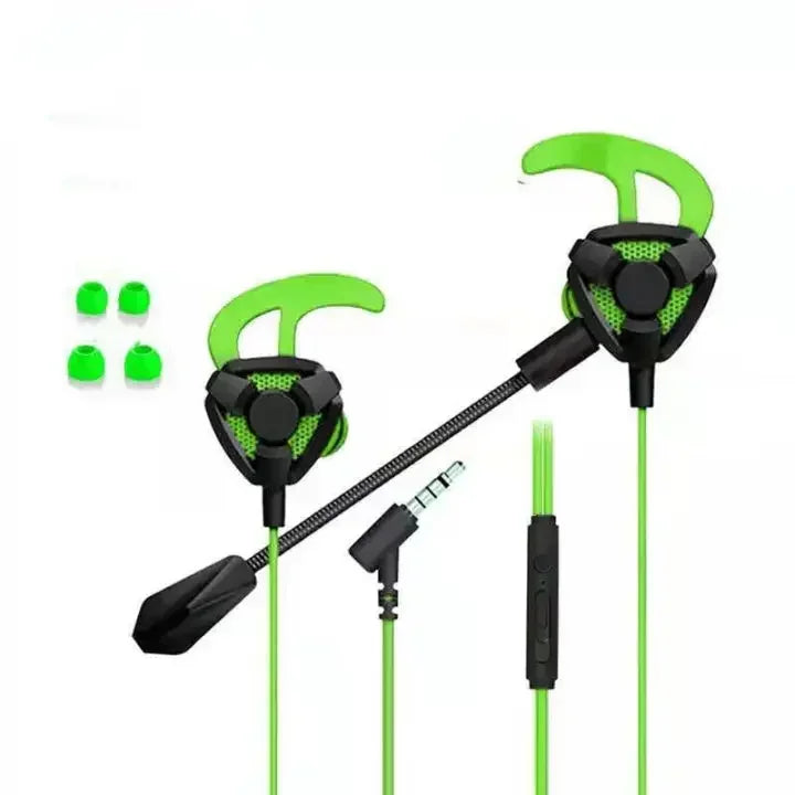 Urban Techy Gaming Earbuds with Mic – Wired In-Ear Headset for PUBG, CSGO & PS4