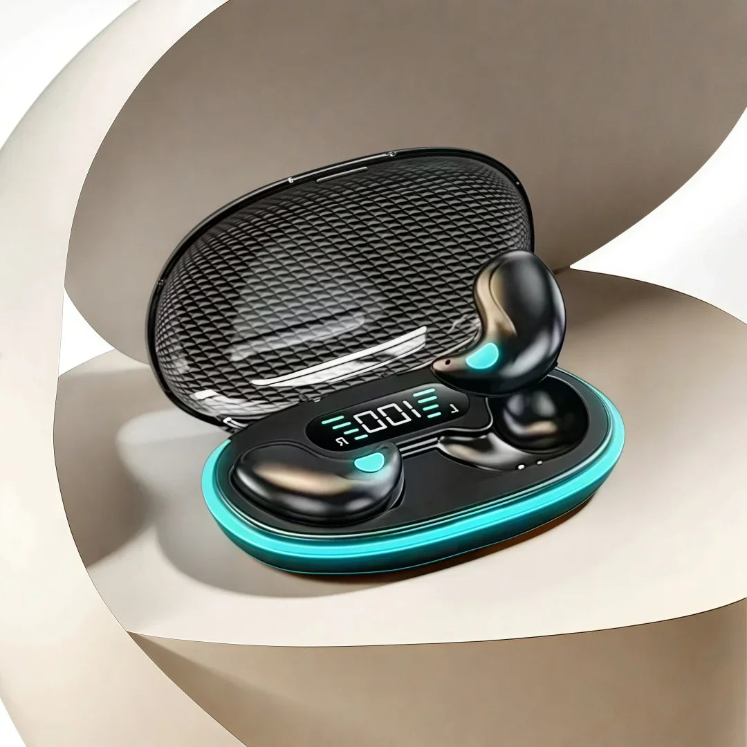 X55 Sleeping Wireless Earbuds – Mini TWS Hidden Headset with Mic, HD Call & Waterproof