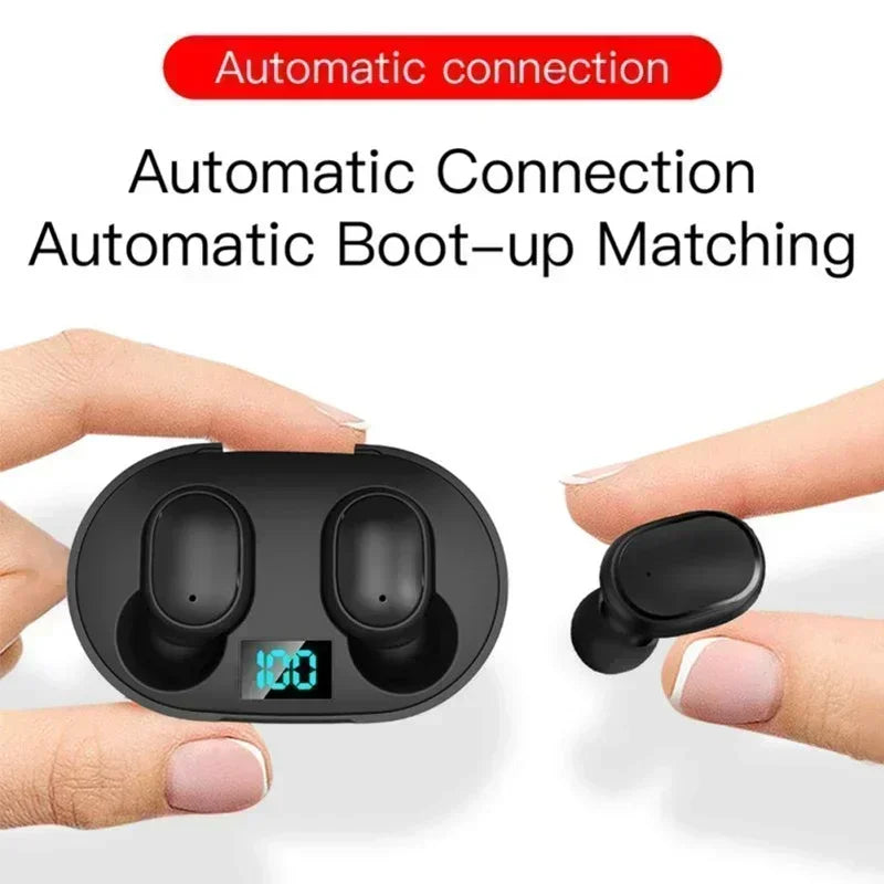 E6S TWS Wireless Bluetooth Earphones – Noise Cancelling with Microphone