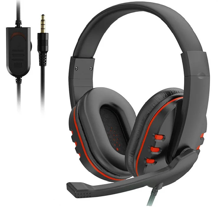 Urban Techy 3.5mm Wired Gaming Headset – Earphones with Mic for PS4 & PC