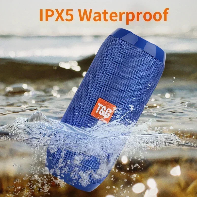 Urban Techy Portable Wireless Bluetooth Speaker – Waterproof Subwoofer, FM Radio & TF