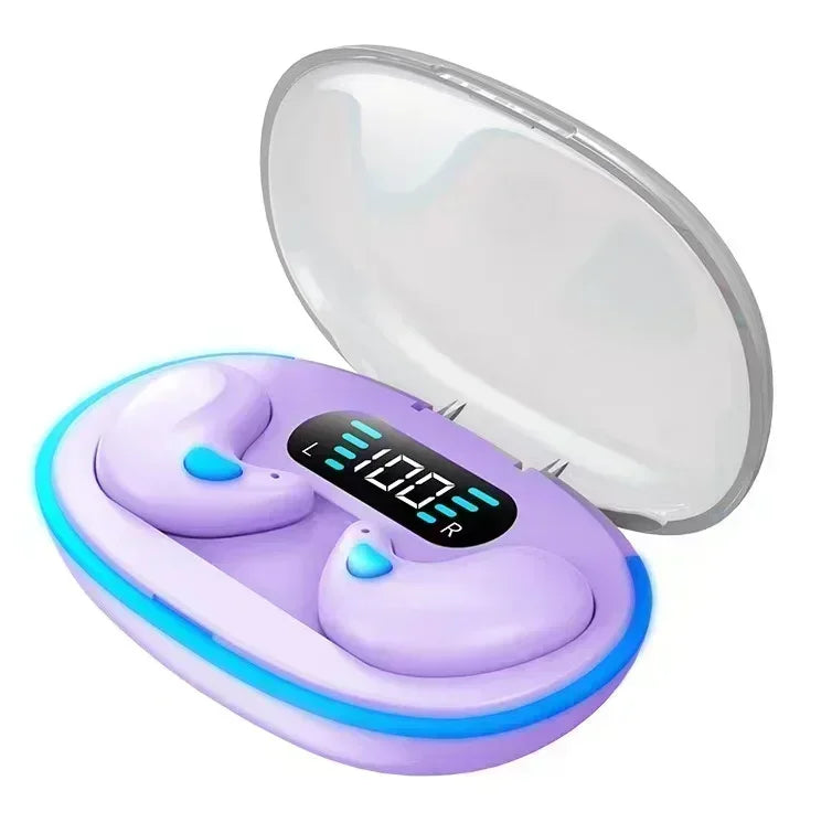 X55 Sleeping Wireless Earbuds – Mini TWS Hidden Headset with Mic, HD Call & Waterproof