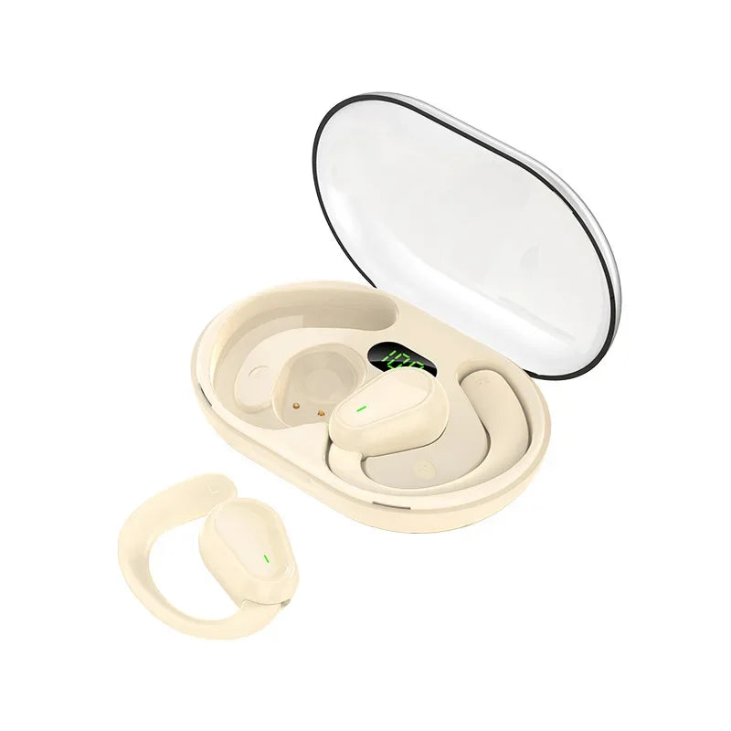 Urban Techy BT5.3 Ear Hook Earbuds – HiFi Waterproof Noise Reduction for Xiaomi & Android