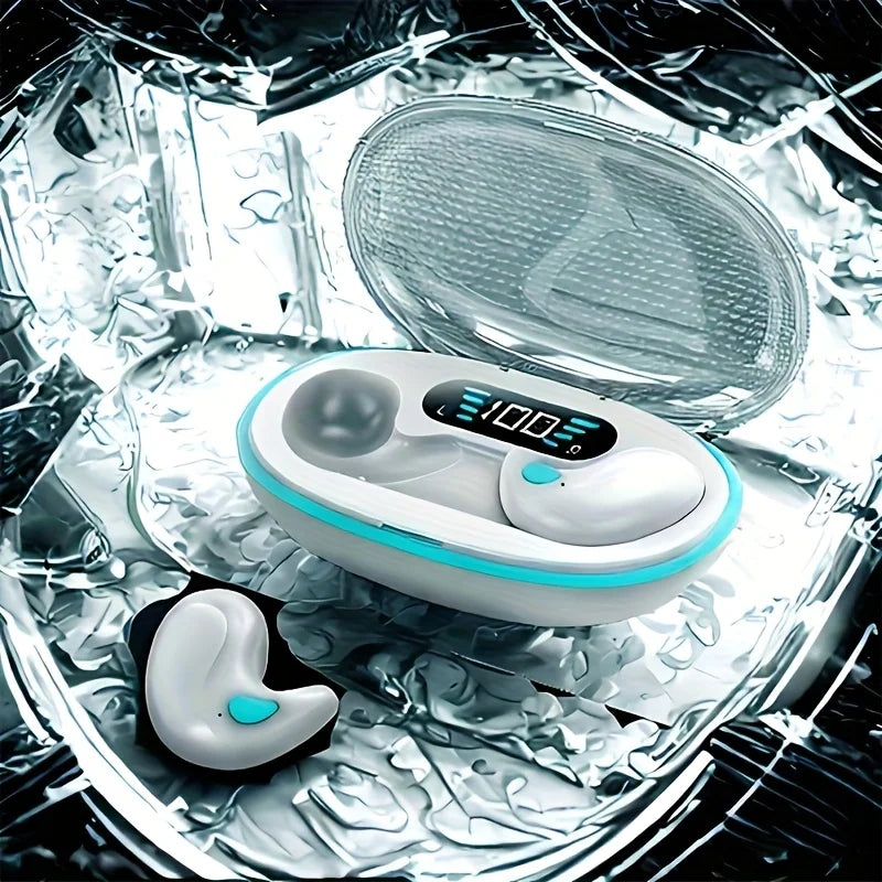 X55 Sleeping Wireless Earbuds – Mini TWS Hidden Headset with Mic, HD Call & Waterproof