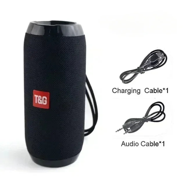 Urban Techy Portable Wireless Bluetooth Speaker – Waterproof Subwoofer, FM Radio & TF