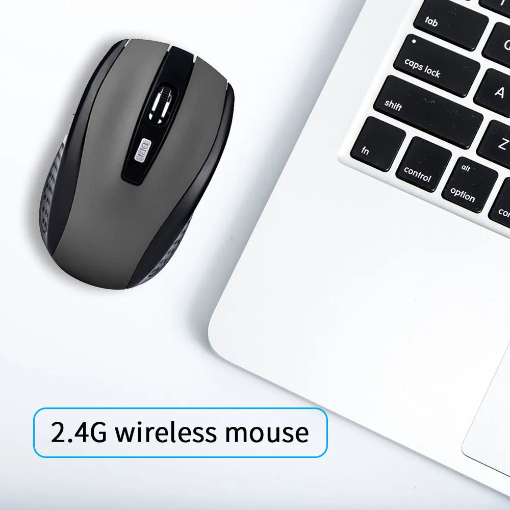 Urban Techy 2.4G Wireless Mouse – Slim, Silent, 1600 DPI for MacBook & PC
