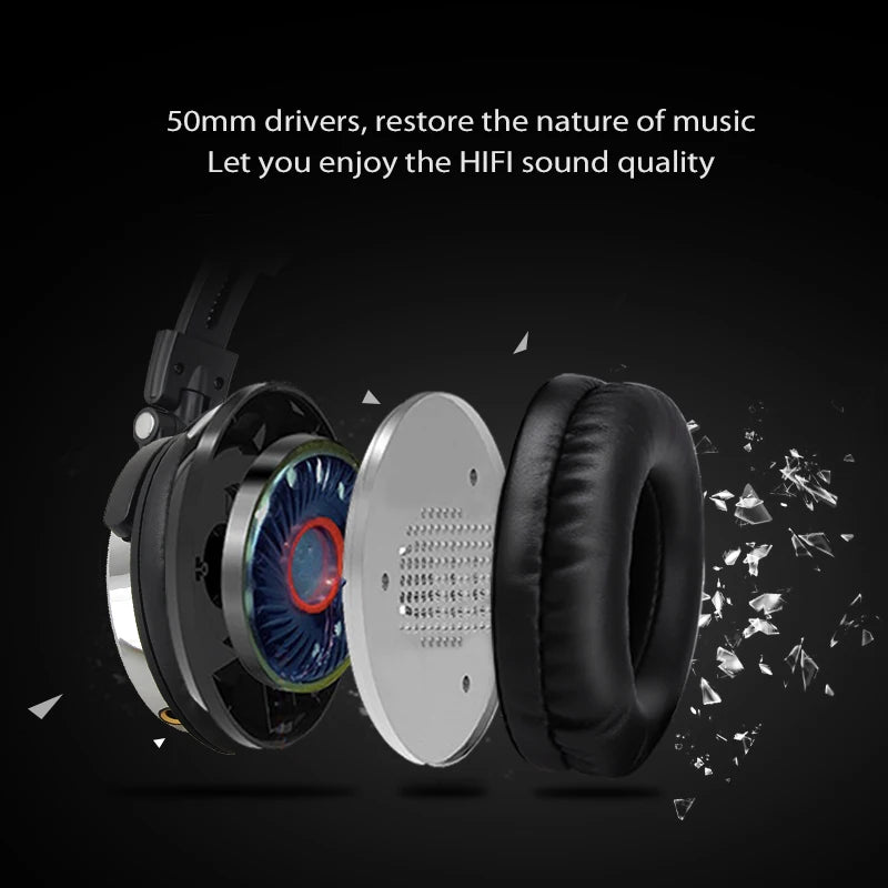 Oneodio Over-Ear HiFi Studio DJ Headphones – Wired Monitor for Gaming, Music & PC