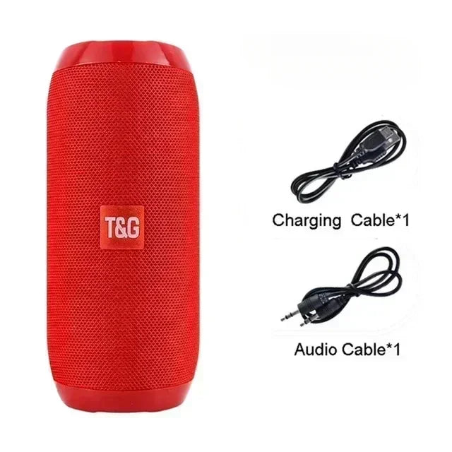 Urban Techy Portable Wireless Bluetooth Speaker – Waterproof Subwoofer, FM Radio & TF