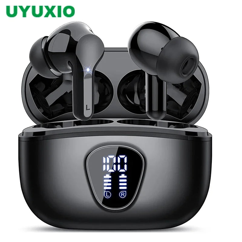 Urban Techy BT5.3 Wireless Earbuds – HiFi ENC Noise Cancelling, 48H Battery, IP7 Waterproof