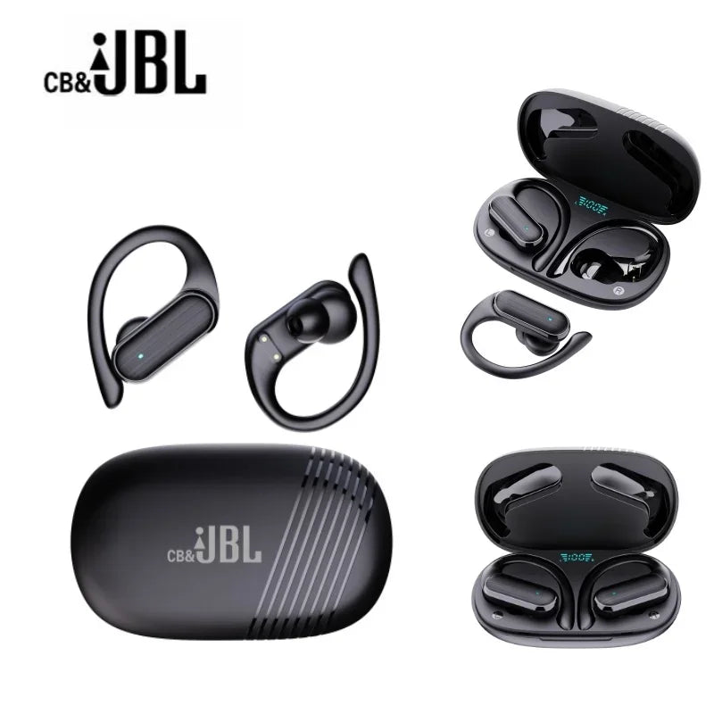 A520 TWS Wireless Earphones – Ear Hook Gaming & Sports Earbuds with Touch Control & Mic