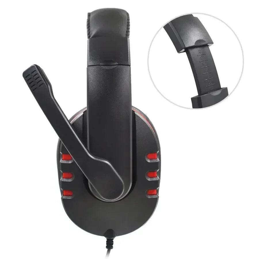 Urban Techy 3.5mm Wired Gaming Headset – Over-Ear Headphones with Mic for PS4 & PC
