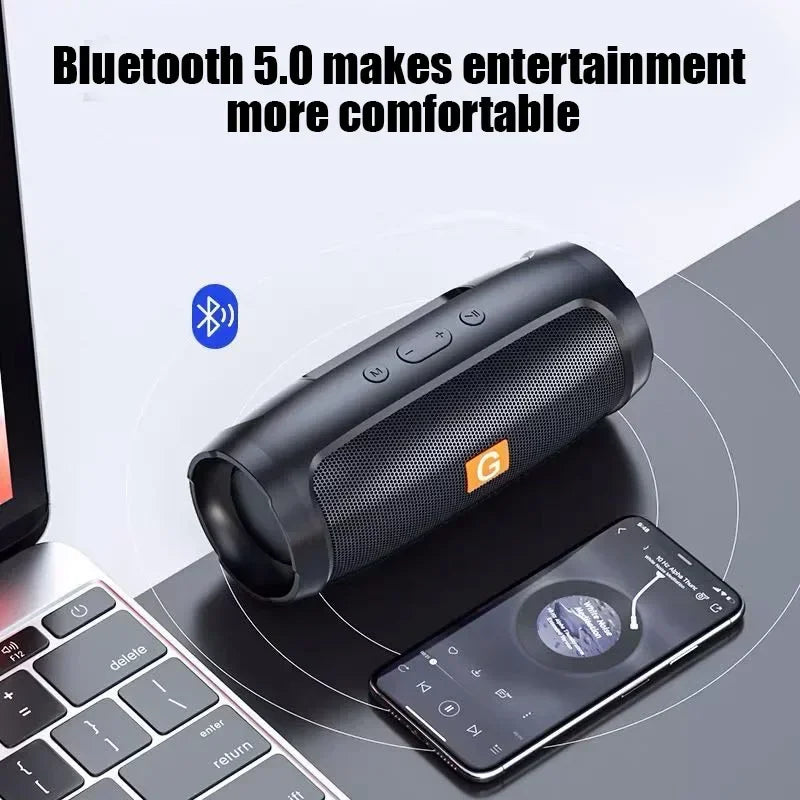 Urban Techy Portable Subwoofer Bluetooth Speaker – Waterproof, FM Radio & TF Card
