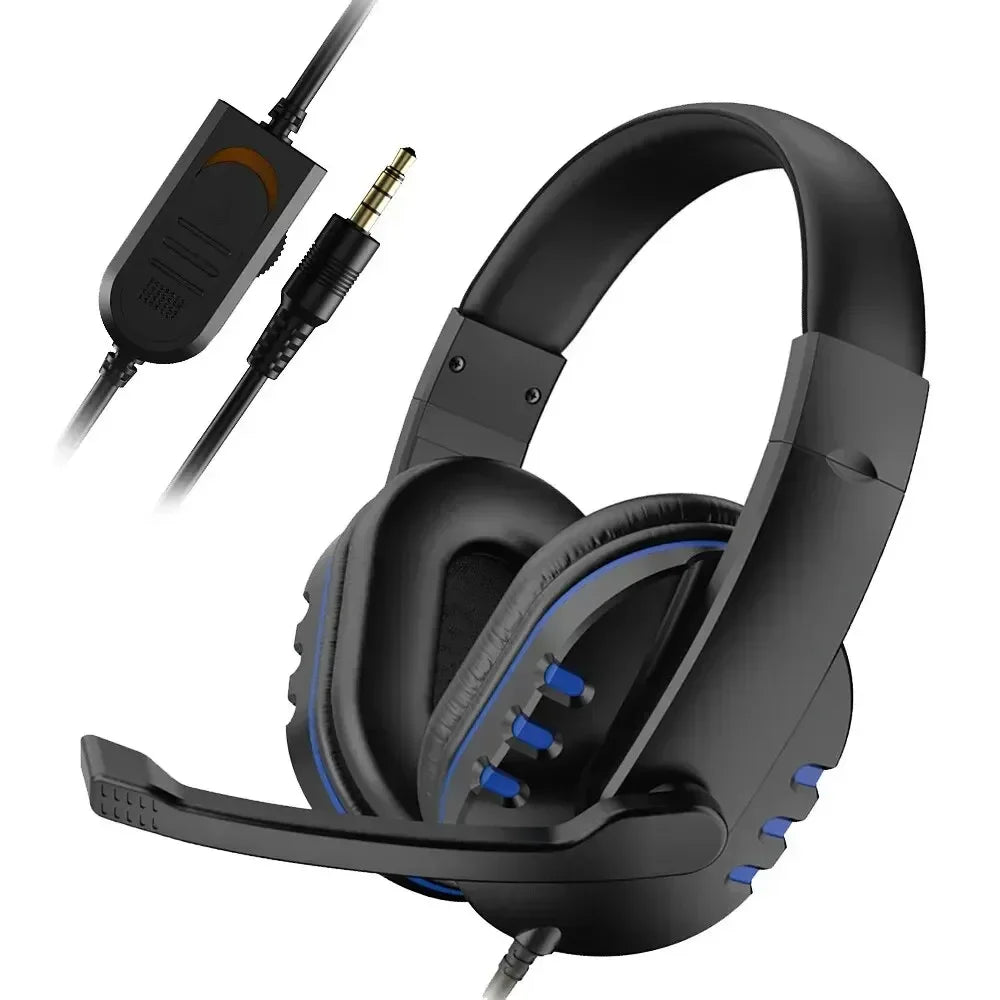 Urban Techy 3.5mm Wired Gaming Headset – Over-Ear Headphones with Mic for PS4 & PC