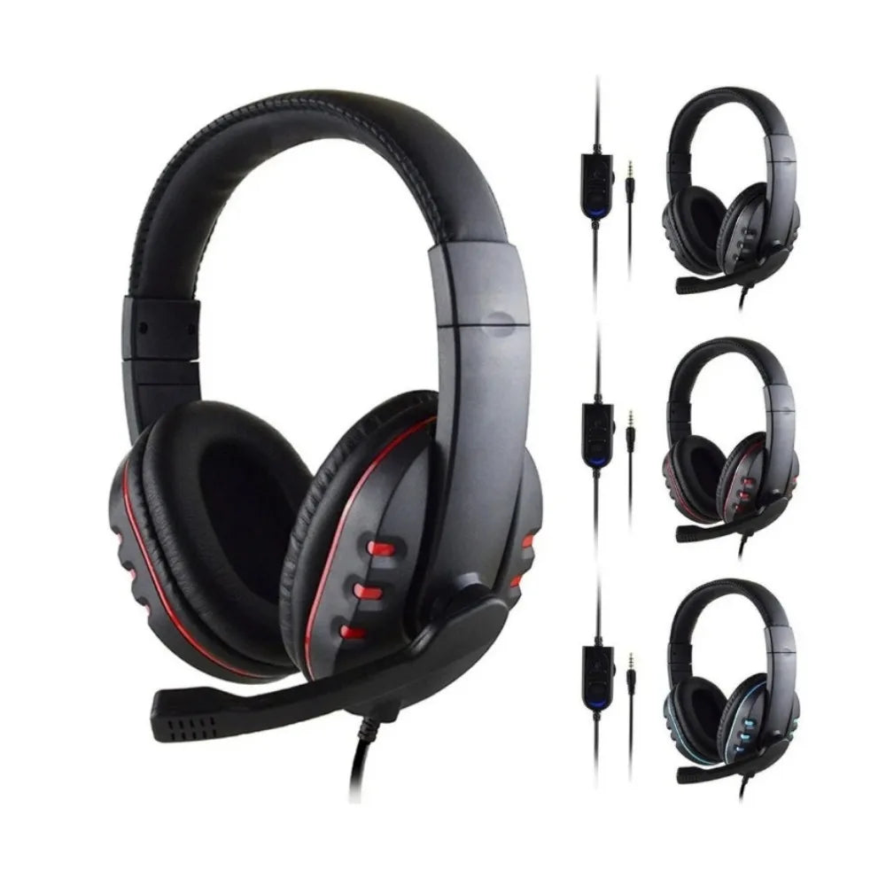 Urban Techy 3.5mm Wired Gaming Headset – Earphones with Mic for PS4 & PC