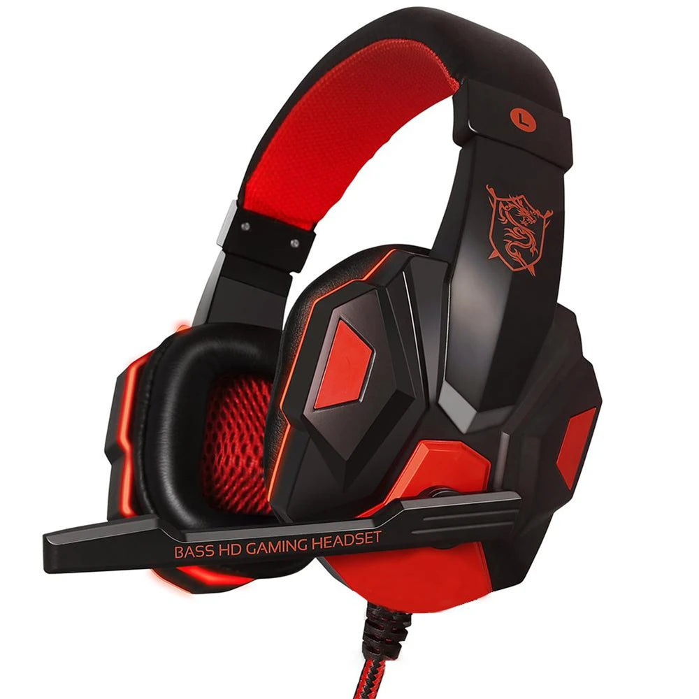 Urban Techy Multi-Platform Wired Gaming Headset – Noise Cancelling Mic for PS4/PS5/Xbox/PC