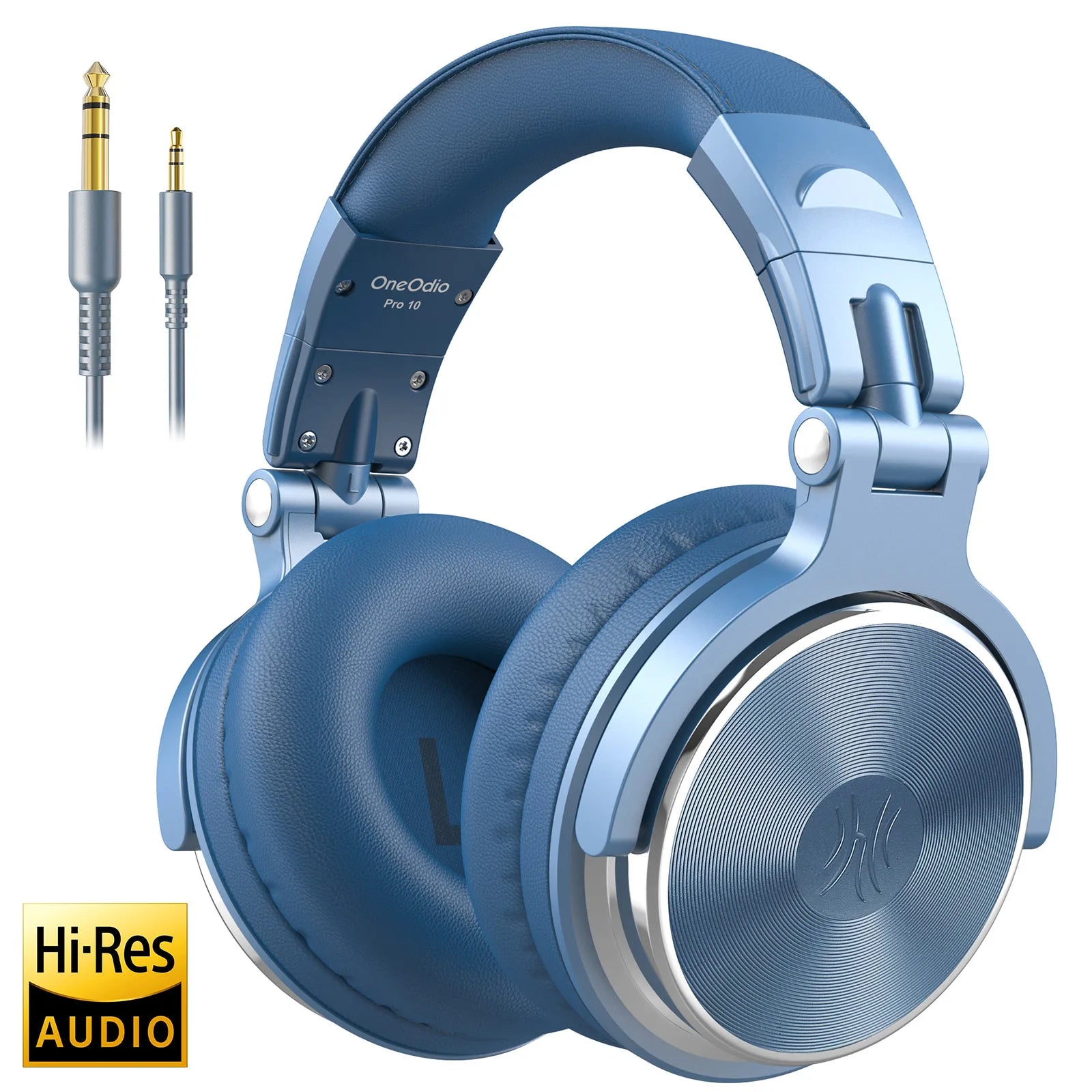 Oneodio Wired HiFi Studio DJ Headphones – Over-Ear Hi-Res with Mic for AMP, Guitar & Phone