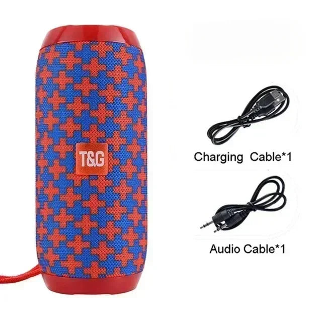 Urban Techy Portable Wireless Bluetooth Speaker – Waterproof Subwoofer, FM Radio & TF