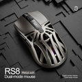 SmailWolf RS8 Wireless Gaming Mouse – Tri-Mode, Hollow Lightweight Design, 1000Hz