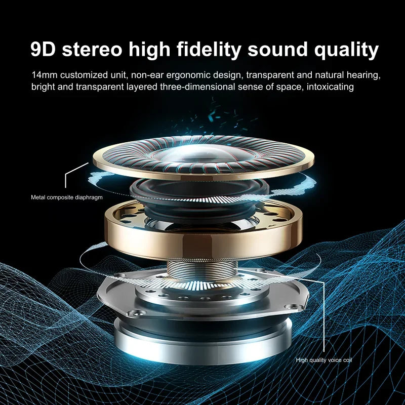 A520 TWS Wireless Earphones – Ear Hook Gaming & Sports Earbuds with Touch Control & Mic