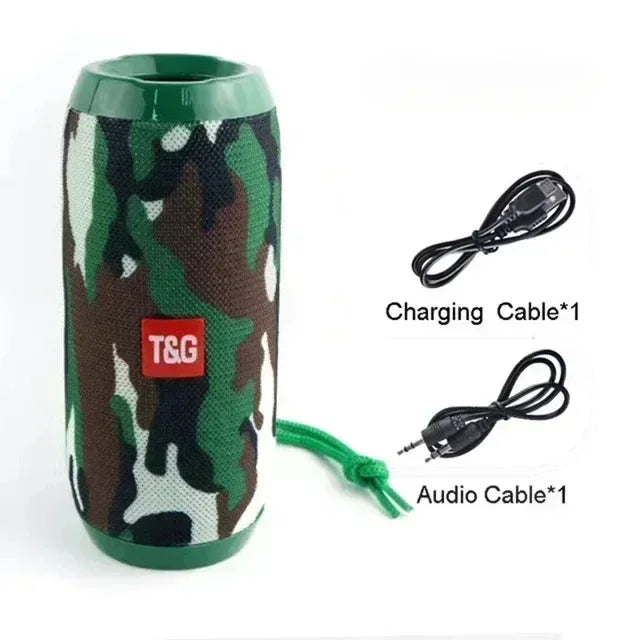 Urban Techy Portable Wireless Bluetooth Speaker – Waterproof Subwoofer, FM Radio & TF