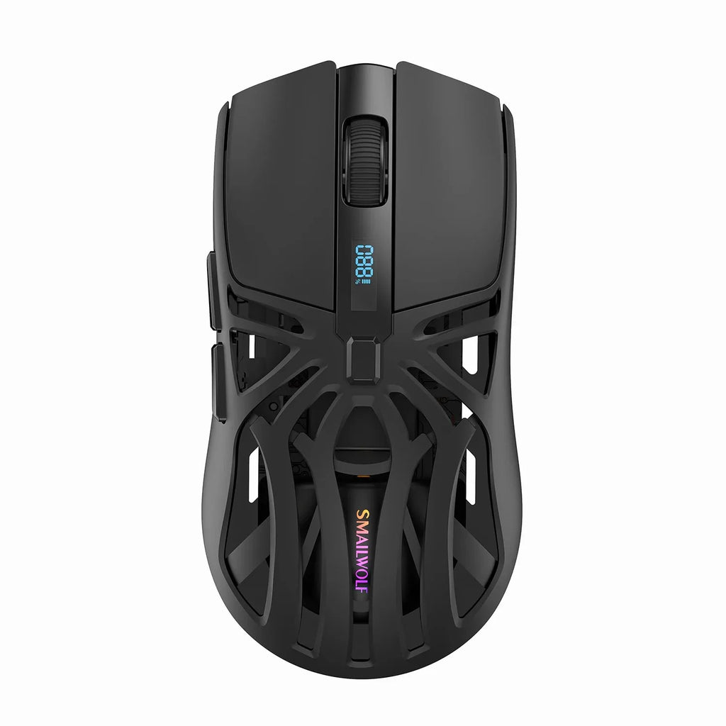 SmailWolf RS8 Wireless Gaming Mouse – Tri-Mode, Hollow Lightweight Design, 1000Hz