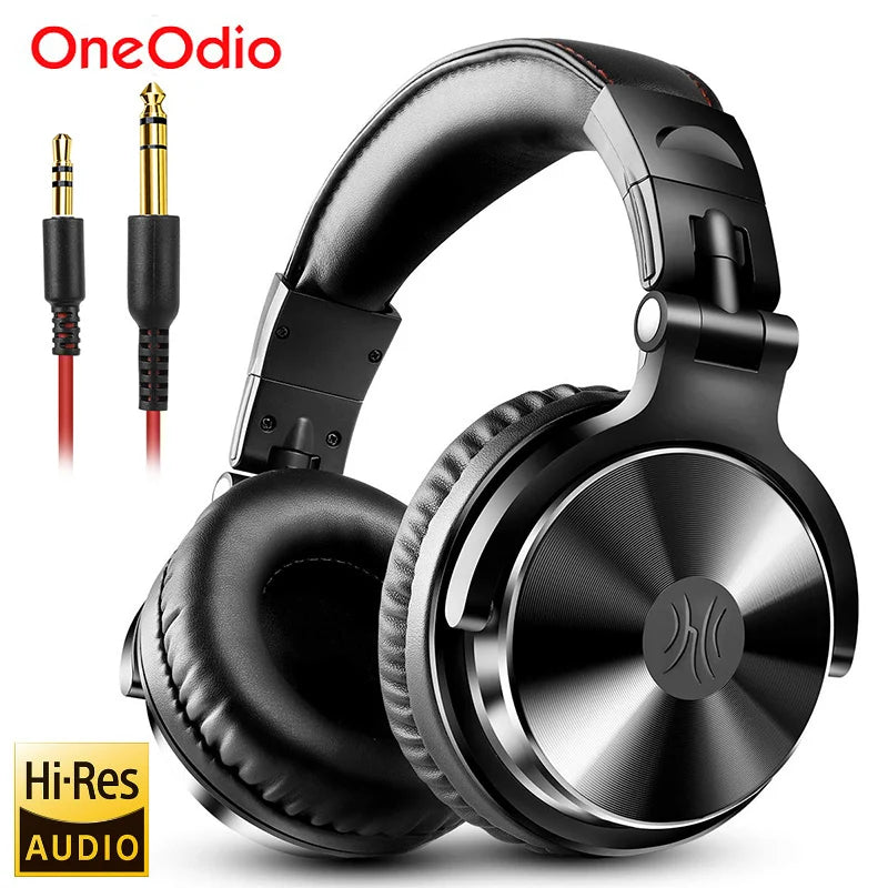 Oneodio Over-Ear HiFi Studio DJ Headphones – Wired Monitor for Gaming, Music & PC