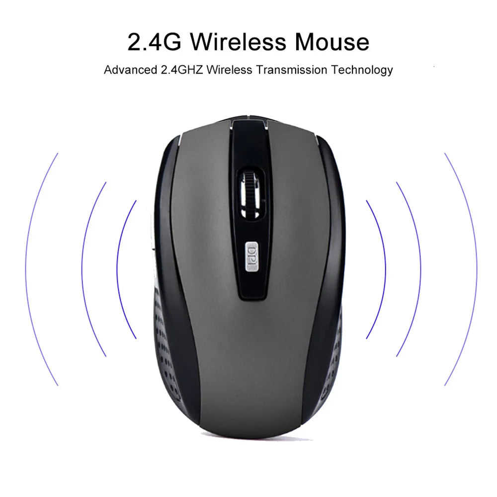 Urban Techy 2.4G Wireless Mouse – Slim, Silent, 1600 DPI for MacBook & PC