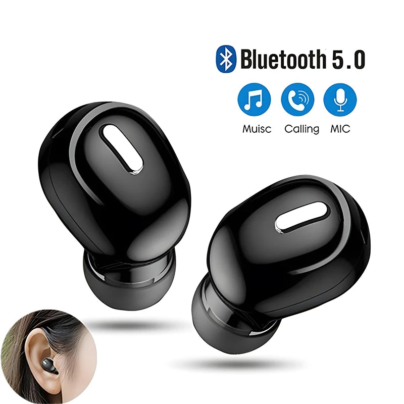 Urban Techy Wireless Earphones – Bluetooth 5.0, TWS Sports Waterproof with Mic