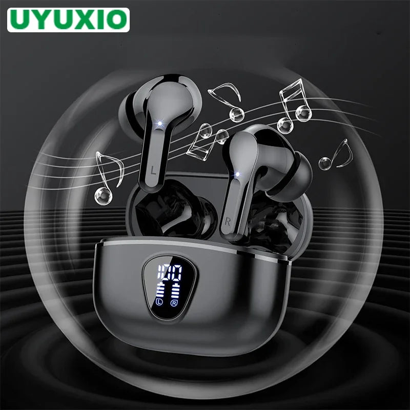 Urban Techy HiFi Wireless Earbuds – BT5.3, ENC Noise Cancelling, 48H Battery, IP7 Waterproof