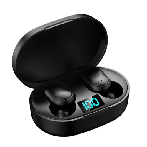 E6S Wireless Earbuds – Noise Cancelling, Waterproof, LED Display Charging Case