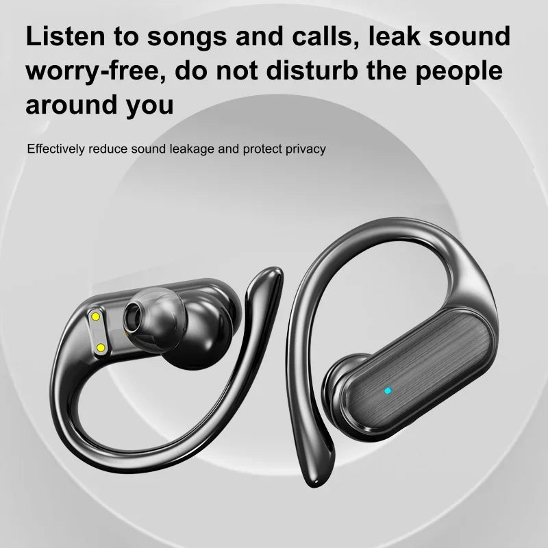 A520 TWS Wireless Earphones – Ear Hook Gaming & Sports Earbuds with Touch Control & Mic