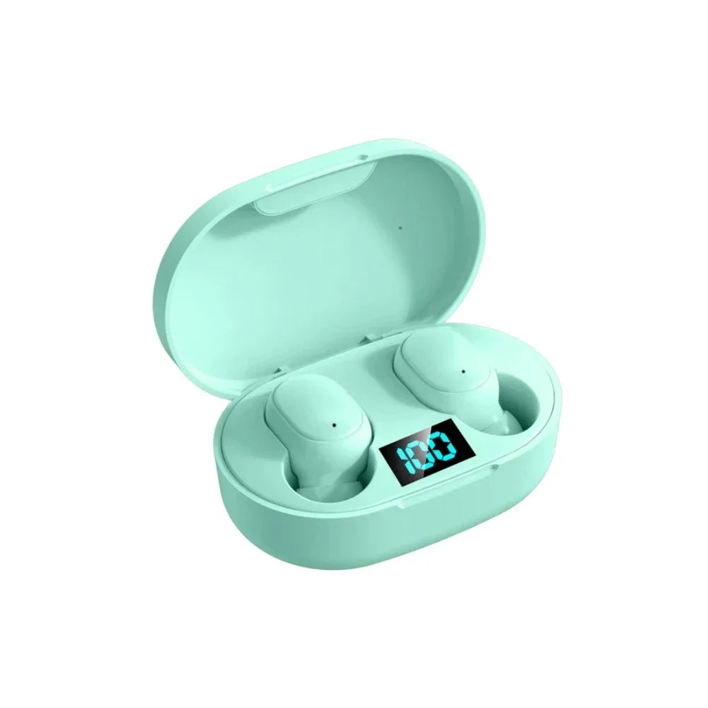 E6S Wireless Earbuds – Noise Cancelling, Waterproof, LED Display Charging Case