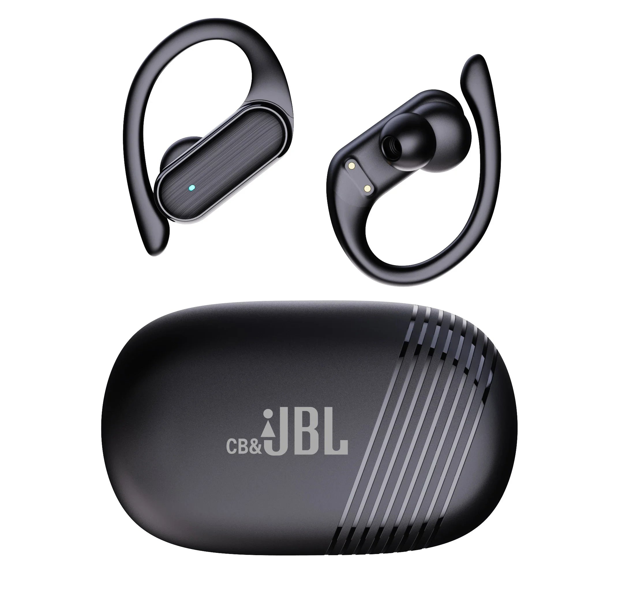 A520 TWS Wireless Earphones – Ear Hook Gaming & Sports Earbuds with Touch Control & Mic