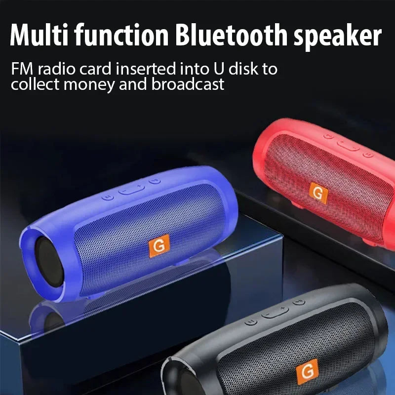 Urban Techy Portable Subwoofer Bluetooth Speaker – Waterproof, FM Radio & TF Card