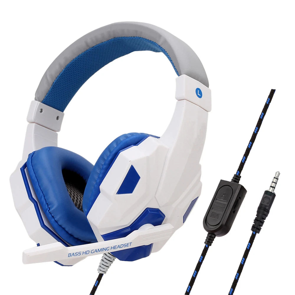 Urban Techy Wired Gaming Headset – 120° Adjustable Noise Cancelling Mic for PS4/PS5/Xbox
