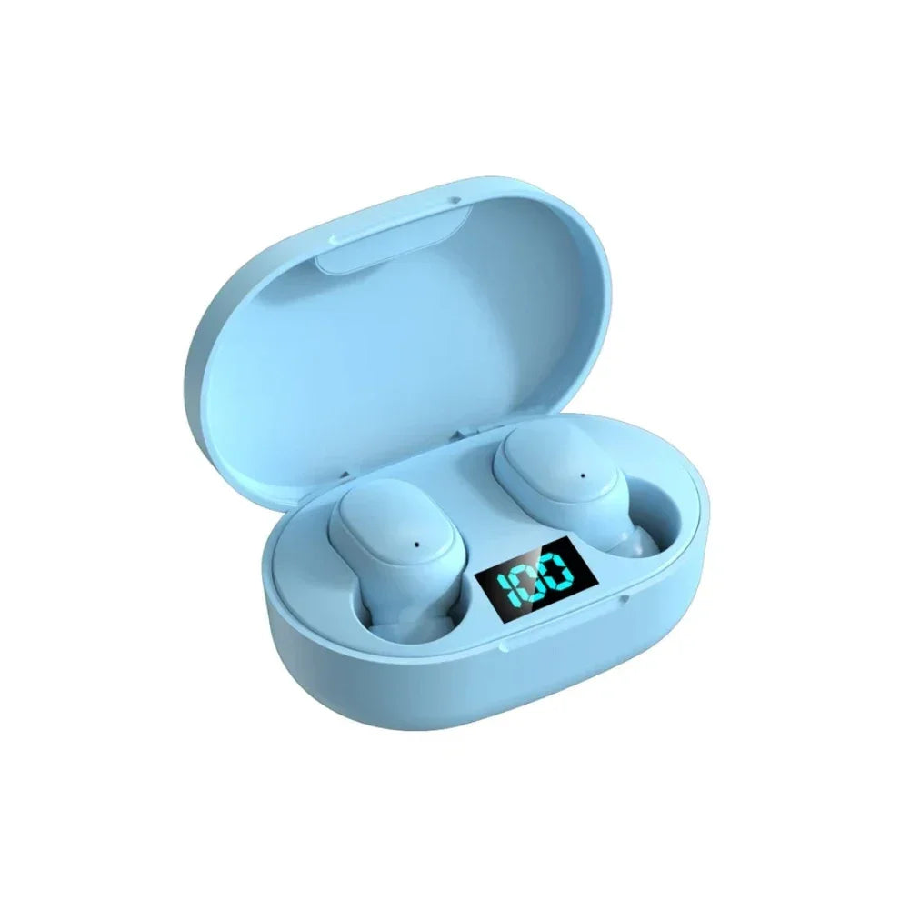 E6S Wireless Earbuds – Noise Cancelling, Waterproof, LED Display Charging Case