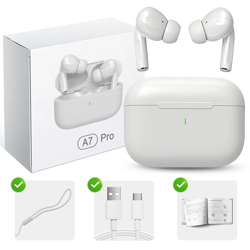 Air Pro TWS Wireless Earphones – HiFi Bluetooth, Noise Reduction & Waterproof for iPhone & Android
