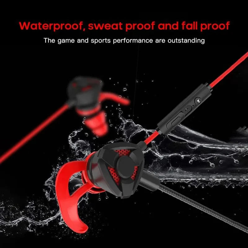 Urban Techy Wired Gaming Earbuds – In-Ear Headset with Mic for PS4, PUBG & CSGO