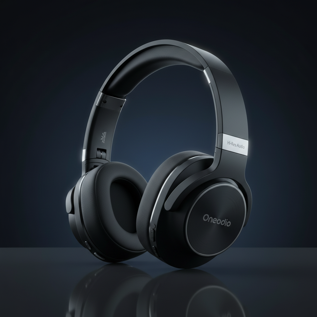 Oneodio A10 Wireless Headphones Bluetooth 5.4 Hybrid ANC Hi-Res Audio 5-Mic