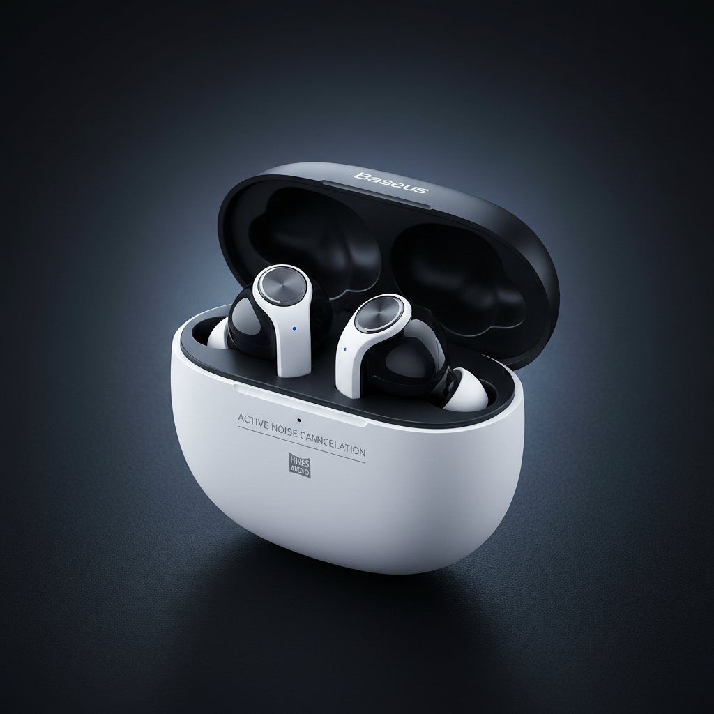 Baseus EP10 Pro ANC Wireless Earbuds Bluetooth 6.0 50dB Hi-Res LDAC