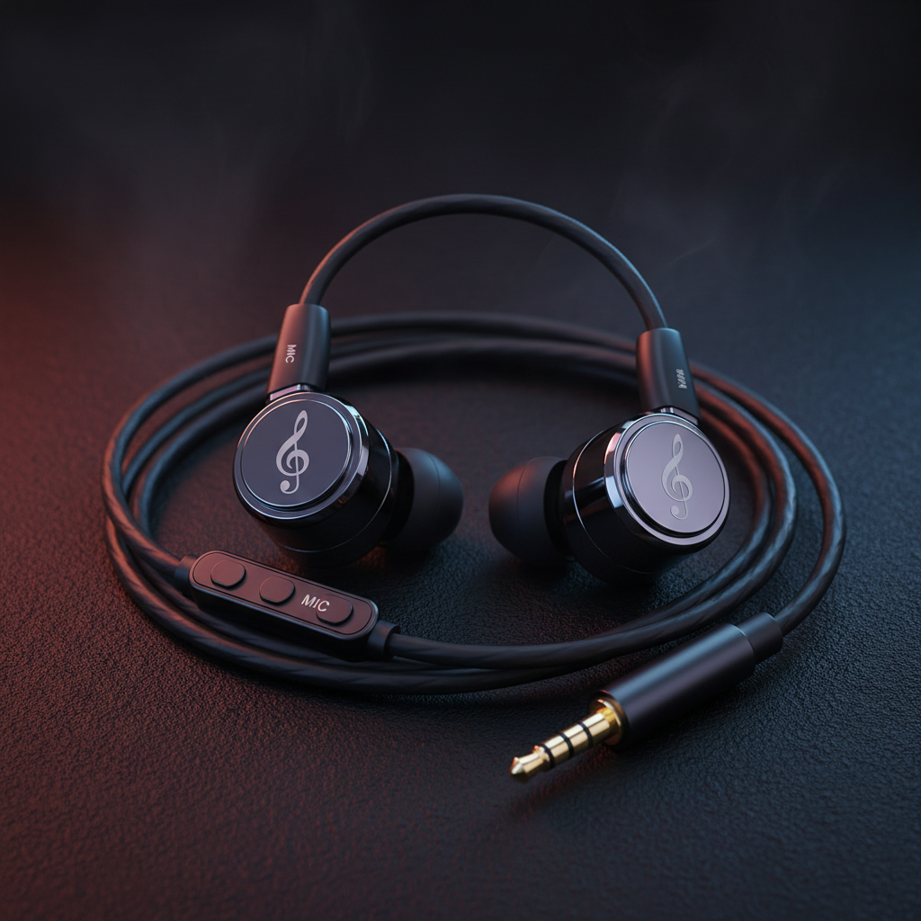 Urban Techy 3.5mm Wired HiFi Heavy Bass Earphones Sports Gaming with Mic