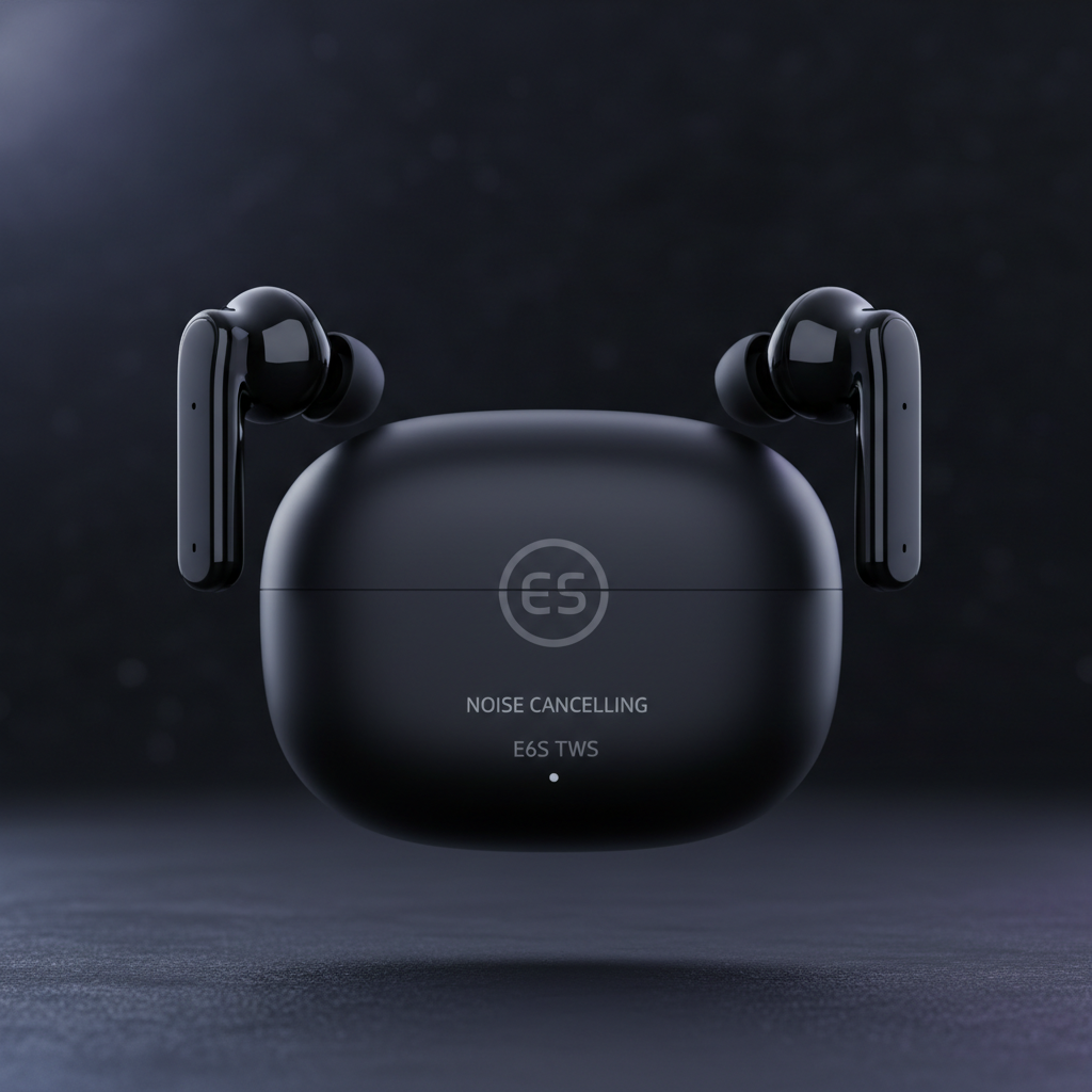 E6S TWS Wireless Bluetooth Earphones Noise Cancelling with Microphone